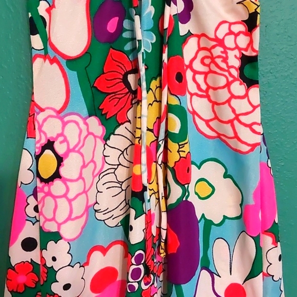 Vintage Floral Maxi Dress - Picture 4 of 7